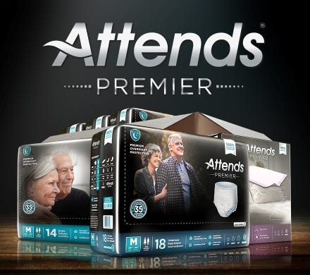 Attends Premier Overnight Bladder Control Pads